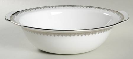 Swan Lake 10" Round Vegetable Bowl