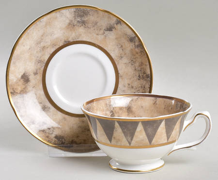 Venetian Footed Cup & Saucer Set
