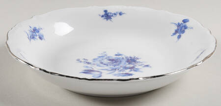 Blue Roses Coupe Soup Bowl