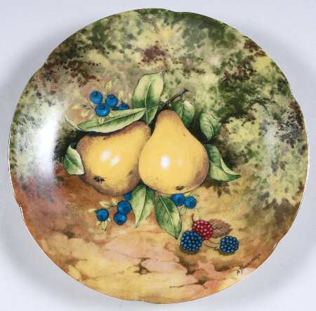 Still Life (Scalloped Edge) Canape Plate