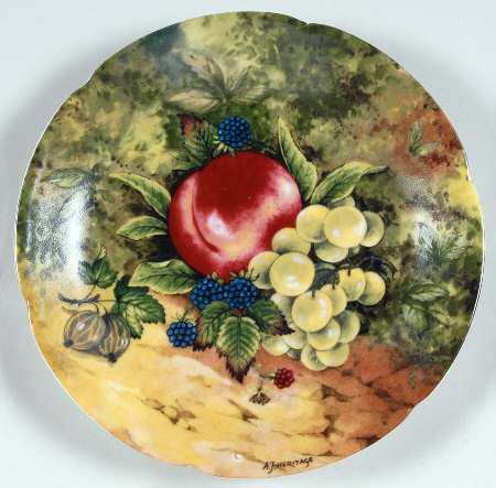 Still Life (Scalloped Edge) Canape Plate