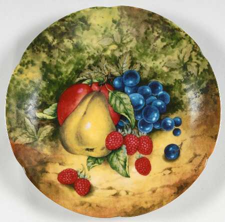 Still Life (Scalloped Edge) Canape Plate