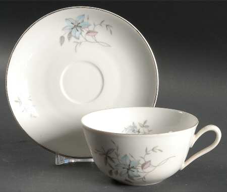 Fantasy (Smooth Edge) Flat Cup & Saucer Set