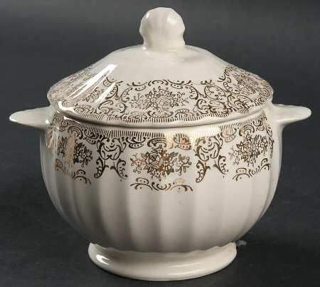 American Rose Sugar Bowl & Lid