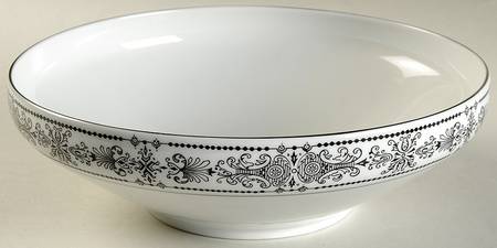 Chateau Black 9" Round Vegetable Bowl