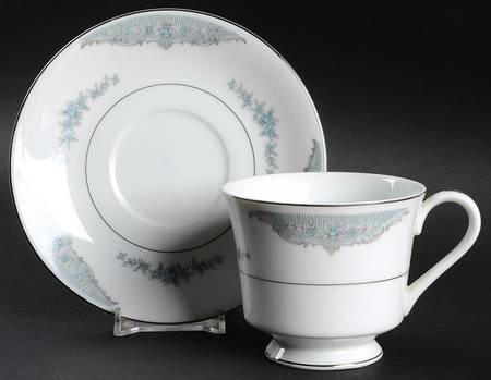 Connie Footed Cup & Saucer Set by Royal Hostess