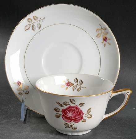Radiance Flat Cup & Saucer Set by Royal Hostess