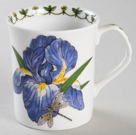 Blue Iris Flat Cup