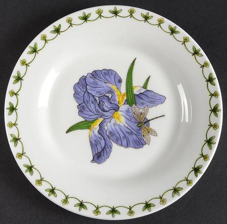 Blue Iris Bread & Butter Plate