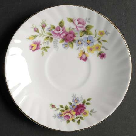Centenary Year (Flowers, Shape 1) Saucer for Footed Cup