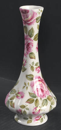 Cottage Rose 7" Vase
