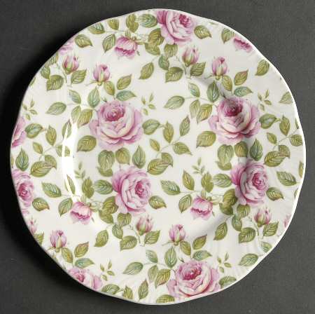 Cottage Rose Salad/Dessert Plate