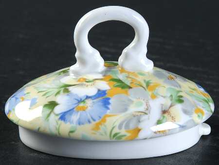 English Chintz Lid for Teapot