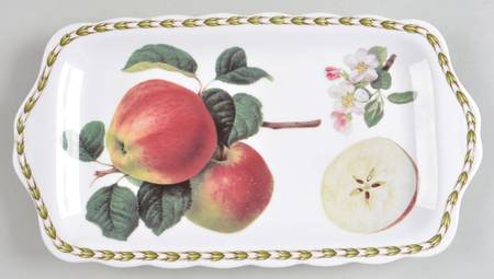 Hooker's Fruit (Bone, Made In England) Large Sandwich Tray