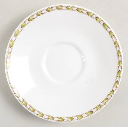 Hooker's Fruit (Bone, Made In England) Saucer for Footed Cup