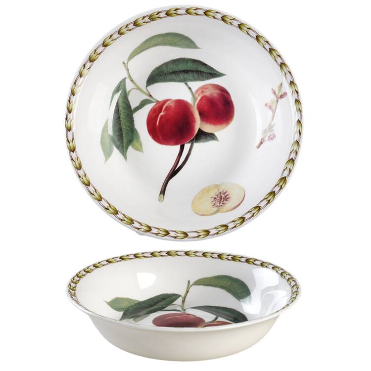 Hooker's Fruit (Bone, Made In England) Coupe Cereal Bowl