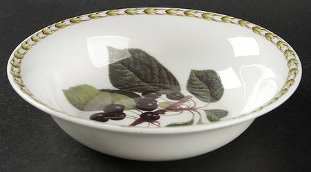 Hooker's Fruit (Bone, Made In England) Coupe Cereal Bowl