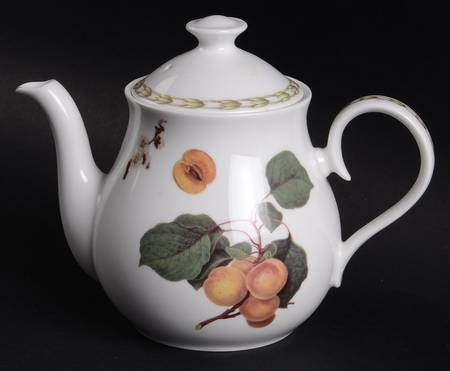 Hooker's Fruit (Bone, Made In England) Mini Teapot & Lid