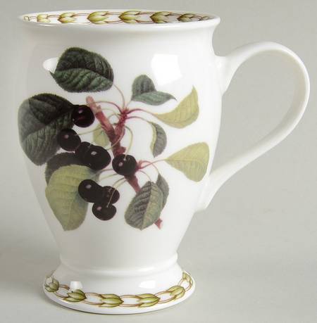 Hooker's Fruit (Bone, Made In England) Footed Mug