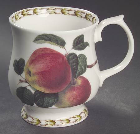 Hooker's Fruit (Bone, Made In England) Footed Mug