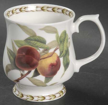 Hooker's Fruit (Bone, Made In England) Footed Mug