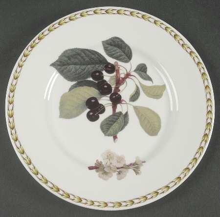 Hooker's Fruit (Bone, Made In England) Salad Plate