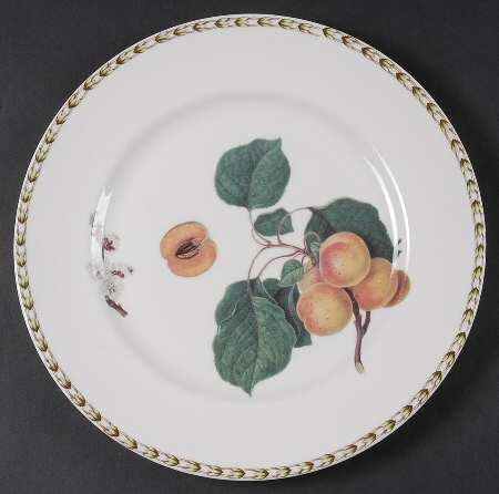 Hooker's Fruit (Bone, Made In England) Large Dinner Plate by Rosina-Queens