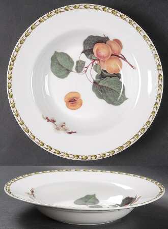 Hooker's Fruit (Bone, Made In England) Rim Soup Bowl