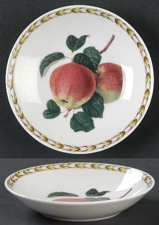 Hooker's Fruit (Bone, Made In England) Fruit/Dessert (Sauce) Bowl