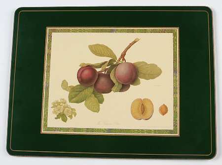 Hooker's Fruit (Bone, Made In England) Corkboard Placemat