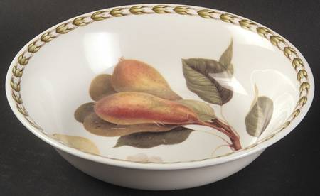 Hooker's Fruit (Bone, Made In England) Coupe Cereal Bowl
