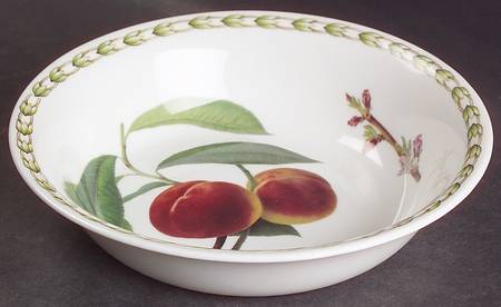 Hooker's Fruit (Bone, Made In England) Coupe Cereal Bowl