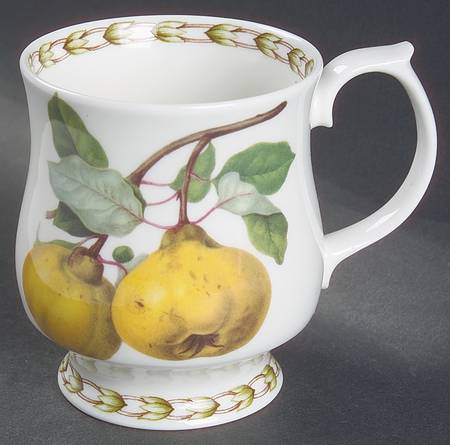 Hooker's Fruit (Bone, Made In England) Footed Mug