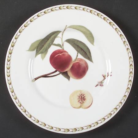 Hooker's Fruit (Bone, Made In England) Salad Plate
