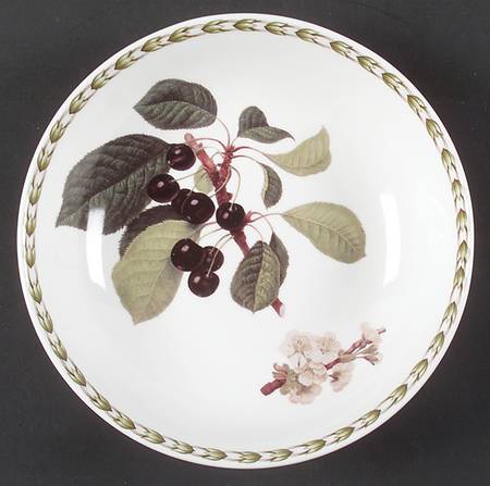 Hooker's Fruit (Bone, Made In England) Coupe Soup Bowl