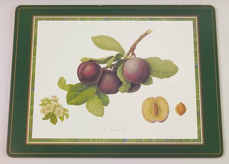 Hooker's Fruit (Bone, Made In England) Corkboard Placemat