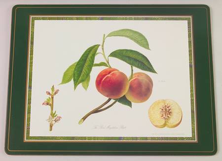 Hooker's Fruit (Bone, Made In England) Corkboard Placemat