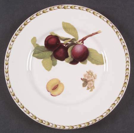 Hooker's Fruit (Bone, Made In England) Salad Plate