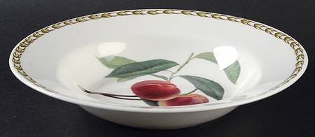 Hooker's Fruit (Bone, Made In England) Rim Soup Bowl