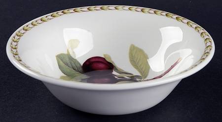 Hooker's Fruit (Bone, Made In England) Coupe Cereal Bowl