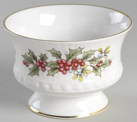 Old St. Nicholas (Scalloped, Ribbed) Open Sugar Bowl