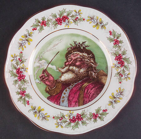 Old St. Nicholas (Scalloped, Ribbed) Salad Plate