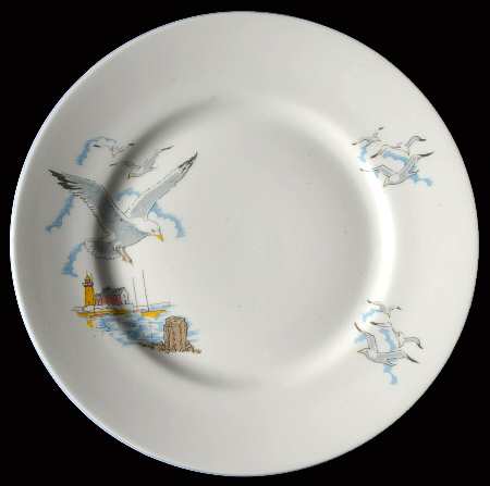 Seagull (Smooth) Salad Plate