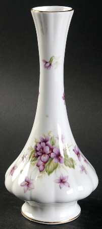 Violets Bud Vase