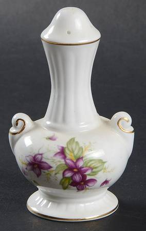 Violets Salt Shaker
