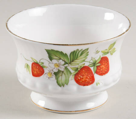 Virginia Strawberry Sugar Bowl No Lid