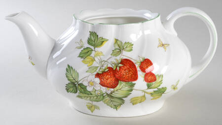 Virginia Strawberry Teapot No Lid