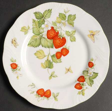 Virginia Strawberry Salad Plate