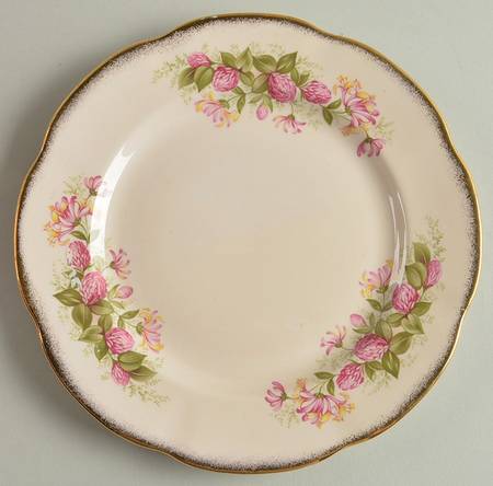 Wild Flowers Salad Plate
