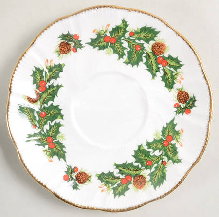 Yuletide (Scalloped) Underplate for Gravy Boat